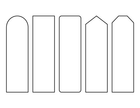 printable bookmark template