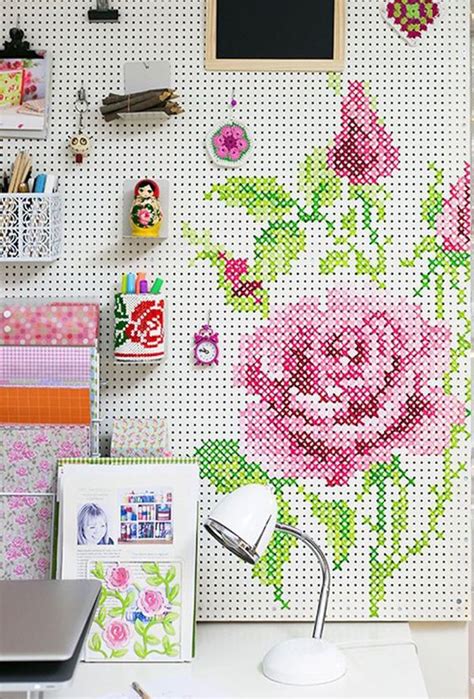 10 Most Beautiful Pegboard Cross Stitch For Creative Moms With Images
