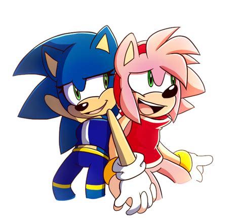 Genderbent Sonic And Amy By Sonamy43 Maria Rose Fandom Sonic And