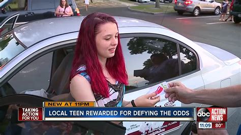 Pasco Co High Schooler Surprised With Car After Being On Her Own Since 14