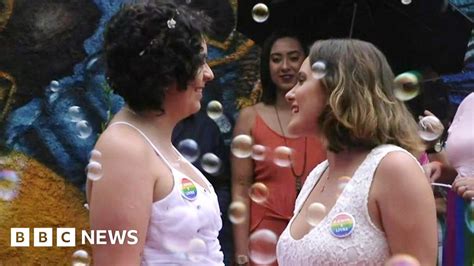 Why Brazil Same Sex Couples Are Rushing To Tie The Knot Bbc News