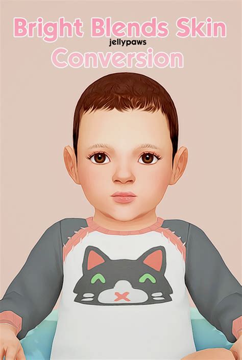 Bright Blend Skin Conversion Jellypaws On Patreon The Sims 4 Skin