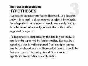 research hypothesis example in thesis