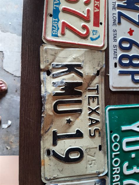 Stamped Metal License Plates Swico Auctions