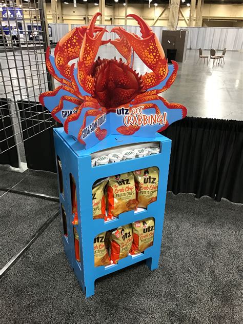 Utz Crab Chips Free Standing Unit Looking To Get Noticed With Your