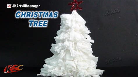 Diy Tissue Paper Christmas Tree How To Make Jk Arts 789