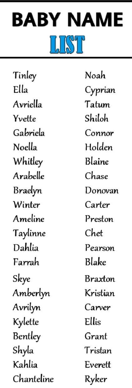 Baby Name List Make Your Own At Babynames Baby Name