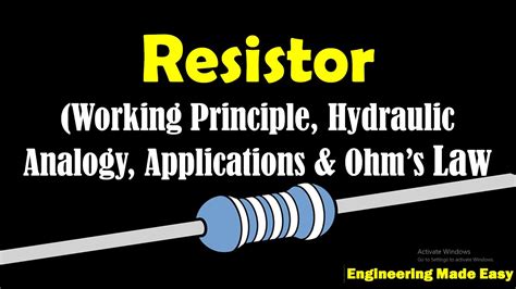 What Is A Resistor And How Does It Work Ohm Law Working Principle