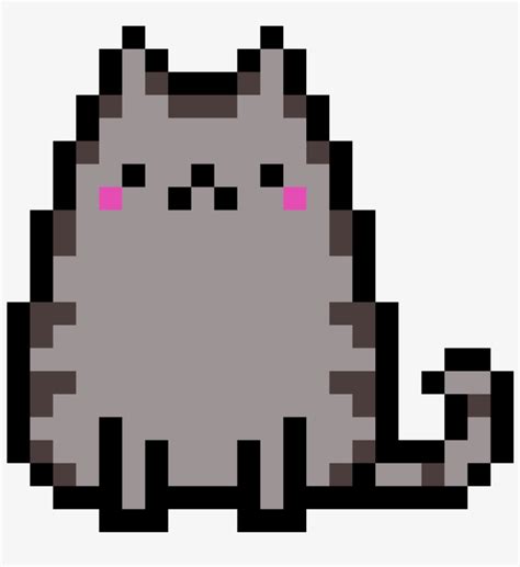 Pusheen Cat Pusheen Pixel Art Free Transparent PNG Download PNGkey