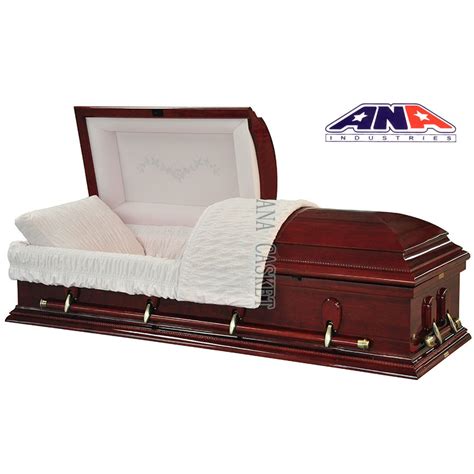 Luxury Solid Cherry Casket For Funeral Supply China Casket And Luxury