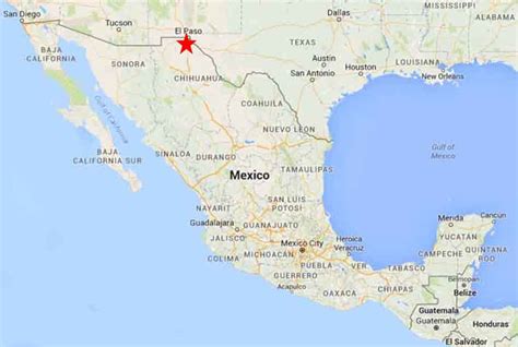 Mapa De Ciudad Juarez Chihuahua