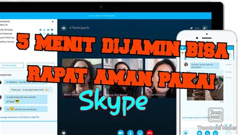 Cara Rapat Online Atau Belajar Online Dengan Skype Youtube