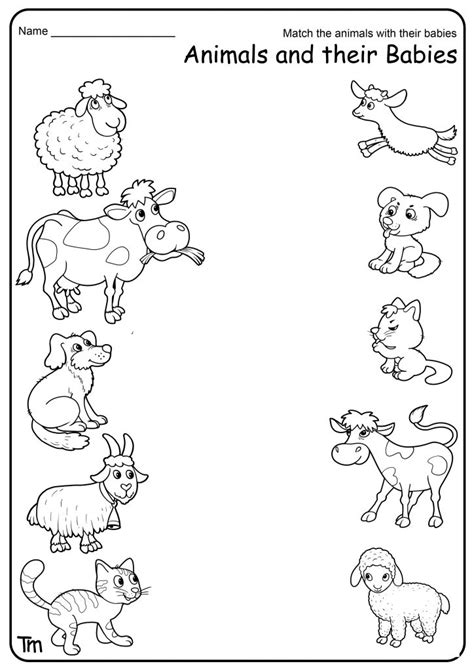 Free Printable Farm Animals Worksheets