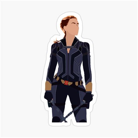 Widow Movie Suit Sticker By Gofundme Black Widow Marvel Marvel