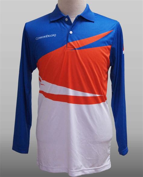 09 Long Sleeves Polo Shirt Full Sublimation Printing Customized Design