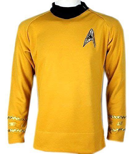 Star Trek Captain Kirk Spock Classic Shirt Costume Uniform Tos Xl