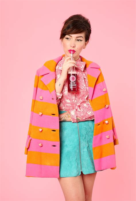 Bright Outfit Ideas For Fall Featuring Izzeofficial Sparkling Juice