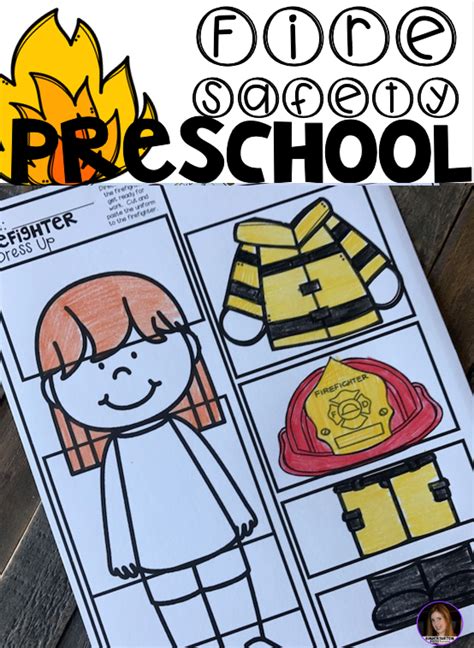 Fire Safety Preschool Printable Books