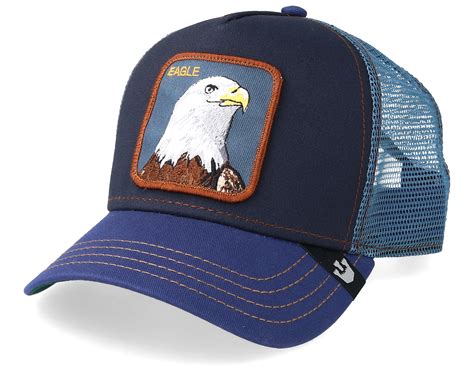 Eagle Navy Trucker Goorin Bros Caps