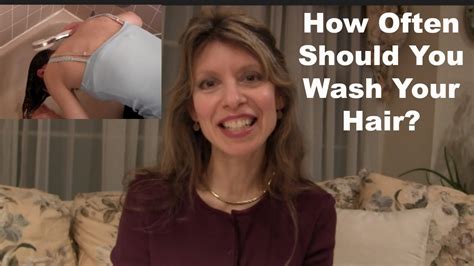 You roll off your bed, step into the shower, and shampoo your hair. How Often Should You Wash Your Hair ? - YouTube