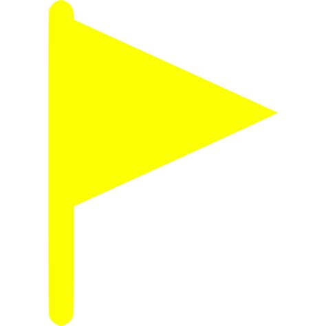 Yellow Filled Flag Icon Free Yellow Flag Icons