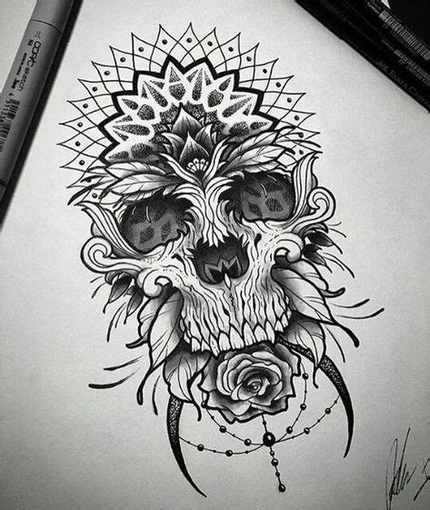 Mandala Skull Art Skull Tattoo Design Sleeve Tattoos Tattoos