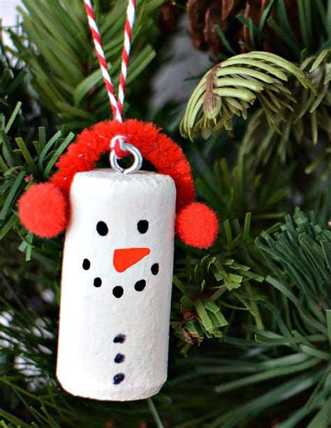 Christmas Tree Hanging Ornament With Double Sided Painting Snowman 最大48
