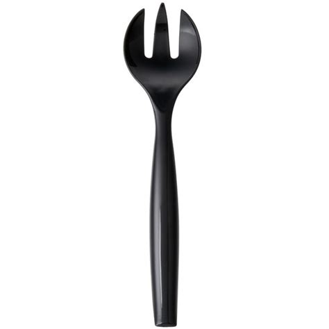 Sabert Ubk72f 10 Black Disposable Plastic Serving Fork 72case
