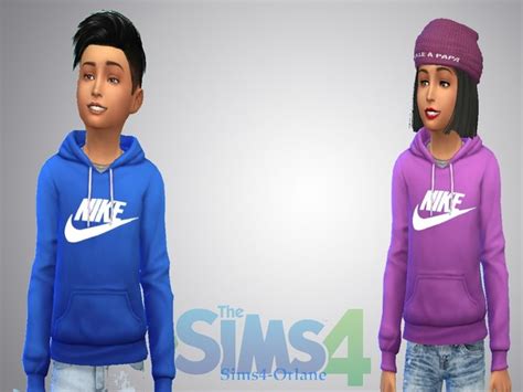 The Sims Resource Sweater Nike Enfant