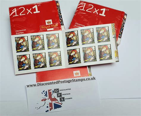 12 X 1st Class Christmas Stamps Self Adhesive Mega 14 Discount 94