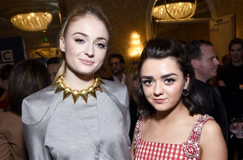 Game Of Thrones Stars Sophie Turner And Maisie Williams Crush Sorry