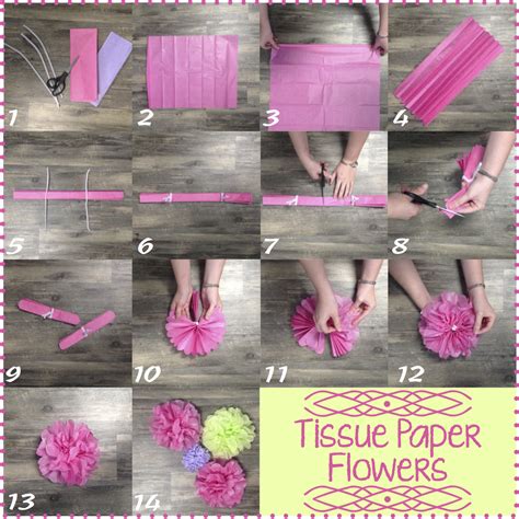 Quick And Easy Tissue Paper Flower Tutorial Six Clever Sisters