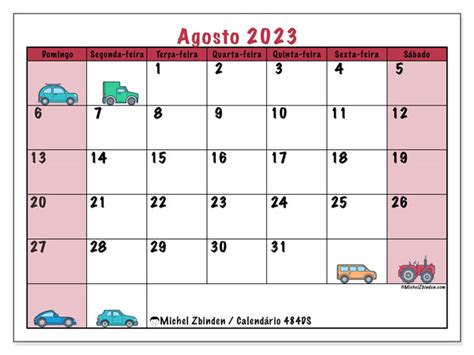 Calendário De Agosto De 2023 Para Imprimir 484ds Michel Zbinden Pt
