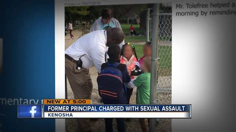 former kenosha principal charged with sexual assault youtube