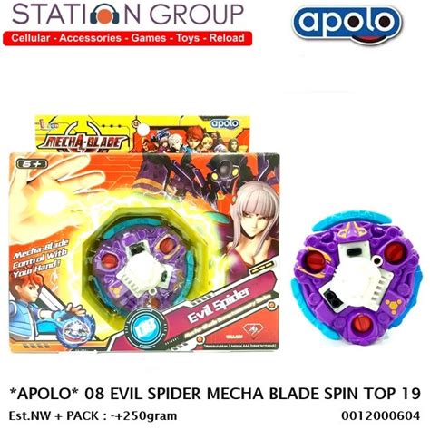Jual Apolo 08 Evil Spider Mecha Blade Spin Top 19 Di Lapak Station