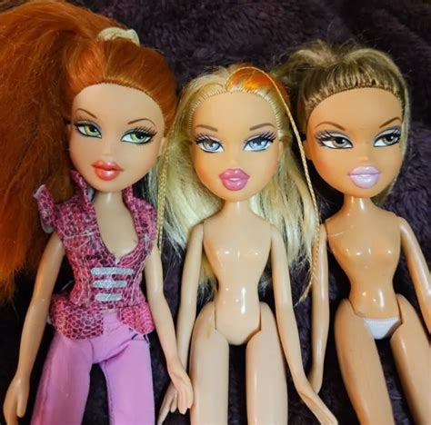 mga bratz dolls 2001 2 nude 1 with clothes and shoes chloe meghan yasmin 50 00 picclick