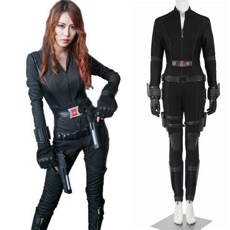 Captain America 3 Civil War Black Widow Natasha Romanoff Outfit Costume