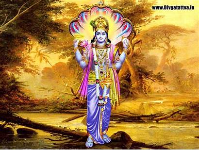 Vishnu Lord Wallpapers Narayan Background Goddess Garuda
