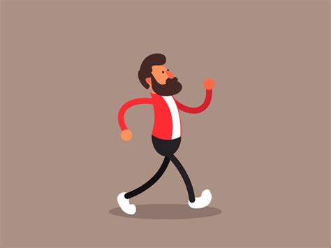 Walking Animation By Ethan Grove Dribbble Dribbble Animation Walk Cycle Walking Animation
