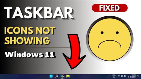 Taskbar Icons Not Showing On Windows 11 2024 Updated Fix Youtube