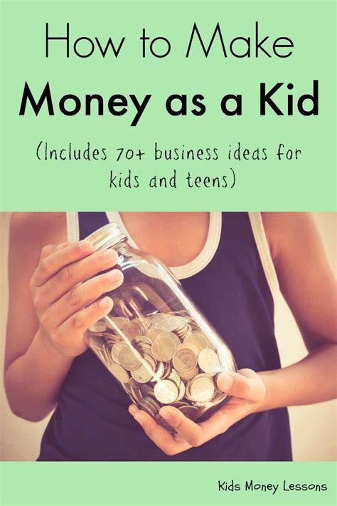 30 ways for kids to make money fast. Pin on Best of Pinterest