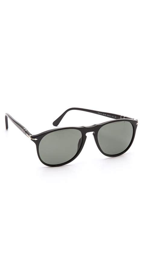 Persol Polarized Classic Sunglasses In Black For Men Lyst