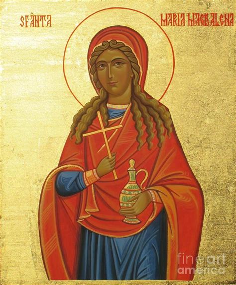 Saint Mary Magdalene Painting By Andreea Bagiu Fine Art America