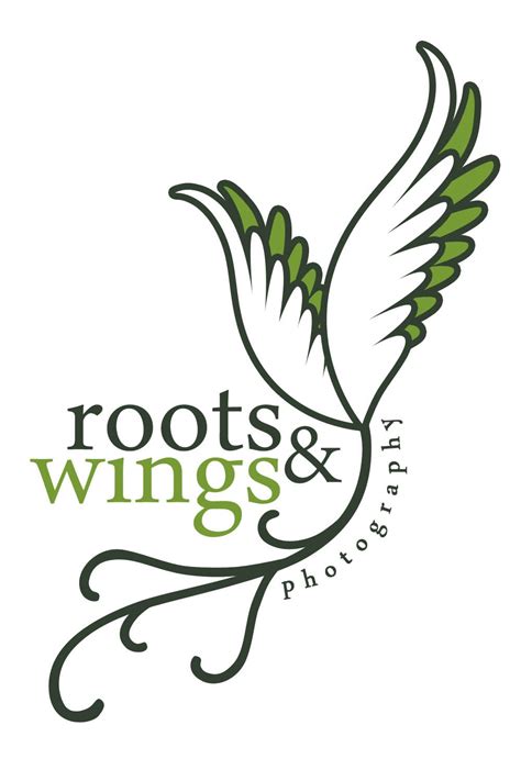 Simple And Clean But Conveys The Idea Of Roots And Wings Mom Daughter
