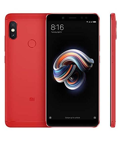 Optical image stabilization monitors camera vibrations using gyro sensors. Redmi NOTE 5 PRO ( 64GB , 4 GB ) Red Mobile Phones Online ...