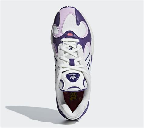 For the adidas originals x dragon ball z collaboration, three battles from the japanese anime series have been reimagined in sneaker form — a sneaker to represent each of the heroes and villains who fought in the battles, plus. Dragon Ball Z adidas Yung-1 Frieza Release Date - Sneaker Bar Detroit