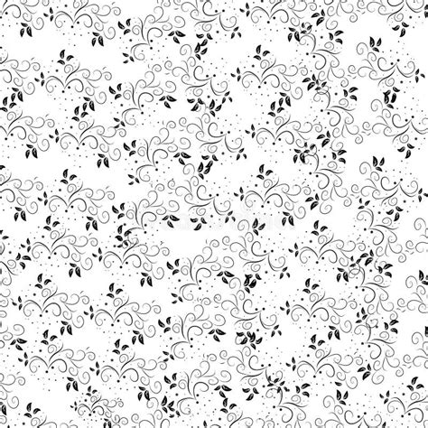 Seamless Floral Pattern Vector Vintage Stock Vector Illustration Of