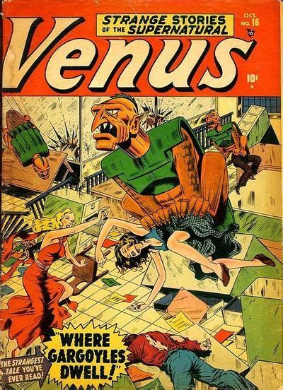 An Old Comic Book Cover For Venus
