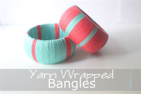 Eatsleepmake Craft Yarn Wrapped Bangles