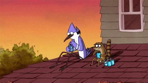 Mordecai And Rigby Drinking Sodas Youtube